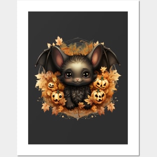 Cute little Halloween Bat Posters and Art